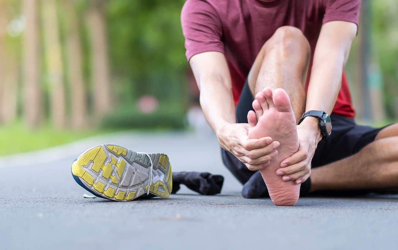 Runner With Aching Foot